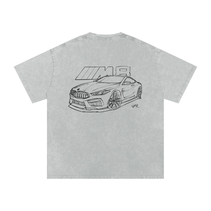 BMW M8 Snow Washed Oversized Cotton T-Shirt