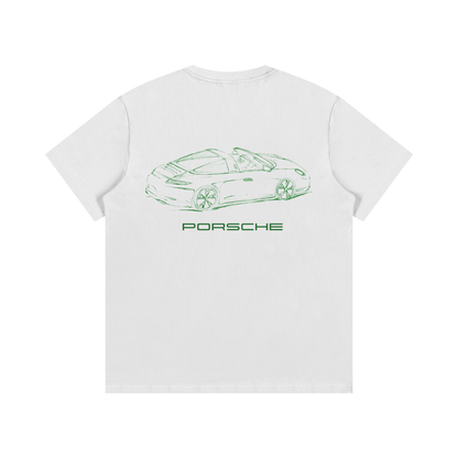 911 Targa White tee