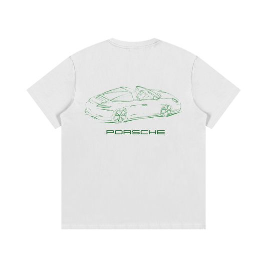 911 Targa White tee